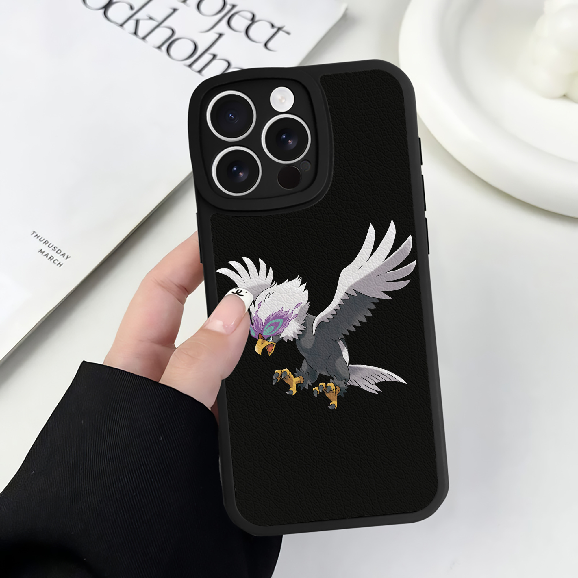 （画像用） ポケットモンスター Pokémon 【iPhone 16シリーズ対応】シリコンスマホケース（レザー調） 材質：シリコン